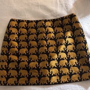 Jcrew Size 8 Elephant Skirt